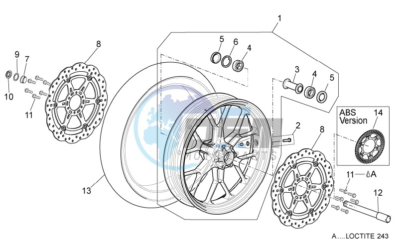 Front wheel