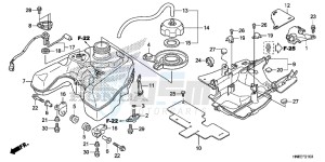 TRX680FAF TRX680 Europe Direct - (ED) drawing FUEL TANK