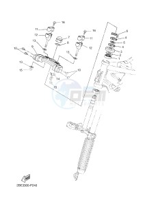 XT660ZA XT660Z ABS TENERE (2BE3 2BE3 2BE3) drawing STEERING