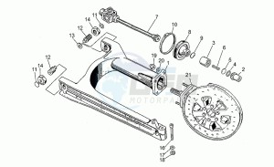 V 65 650 Florida Florida drawing Swing arm-rear wh., alloy