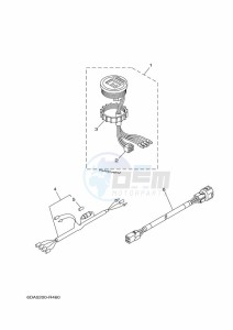 F50DET drawing SPEEDOMETER