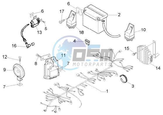 Electrical device-electric horn