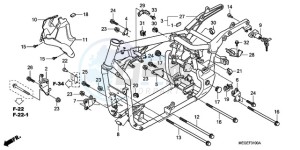 VT750C9 Europe Direct - (ED / MK) drawing FRAME BODY