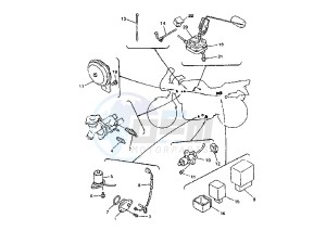 FZS FAZER 600 drawing ELECTRICAL DEVICES