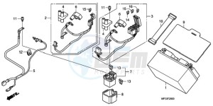 CB600FAA Europe Direct - (ED / ABS) drawing BATTERY