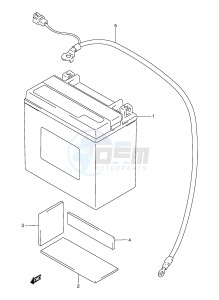 DR800S (E4) drawing BATTERY