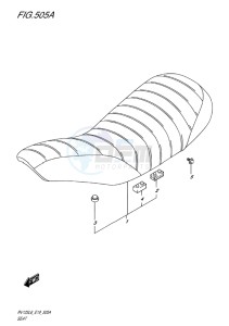 RV125 VAN VAN EU drawing SEAT