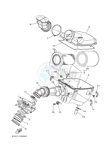 YFM700FWB YFM70KDXG KODIAK 700 (B163) drawing INTAKE