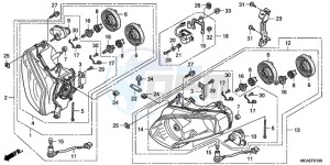 GL18009 Australia - (U) drawing HEADLIGHT