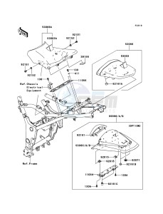 NINJA 250R EX250KCF GB XX (EU ME A(FRICA) drawing Seat