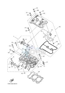 MT07A MT-07 ABS 700 (1XB3) drawing CYLINDER HEAD