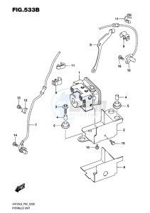 UH125 ABS BURGMAN EU drawing HYDRAULIC UNIT