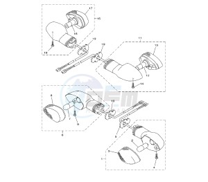 XJ6-S DIVERSION 600 drawing FLASHER LIGHT