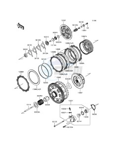 ZZR1400 ABS ZX1400FFF FR GB XX (EU ME A(FRICA) drawing Clutch