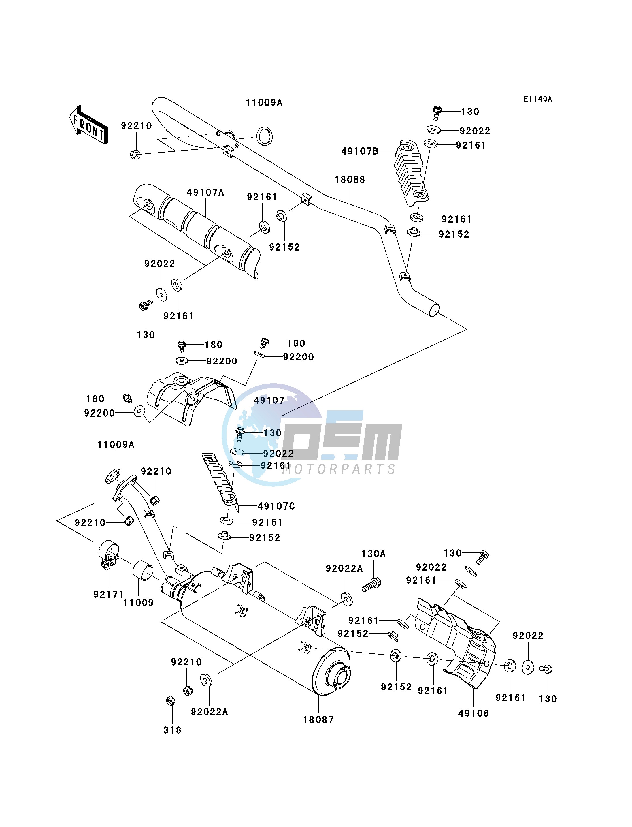 MUFFLER-- S- --- JKAVFDB1 6B503807 - - -