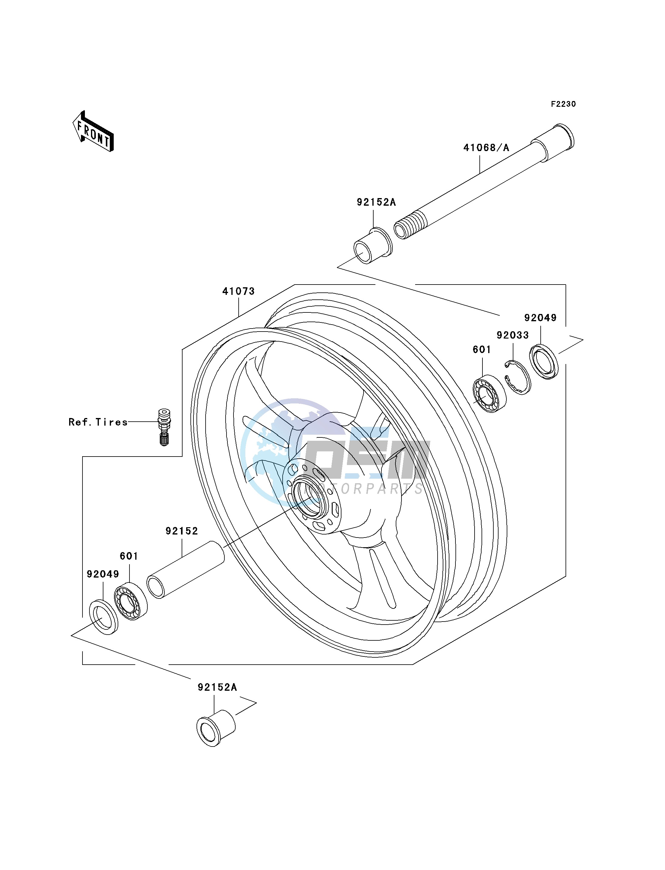 FRONT WHEEL