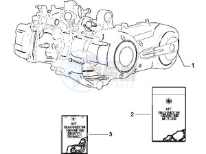 Fuoco 500 e3 800 drawing Engine assembly