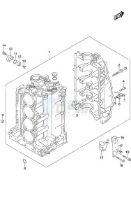 DF 150AS drawing Cylinder Block