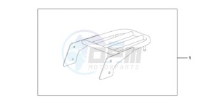 VT750C9 Australia - (U / MK) drawing REAR CARRIER