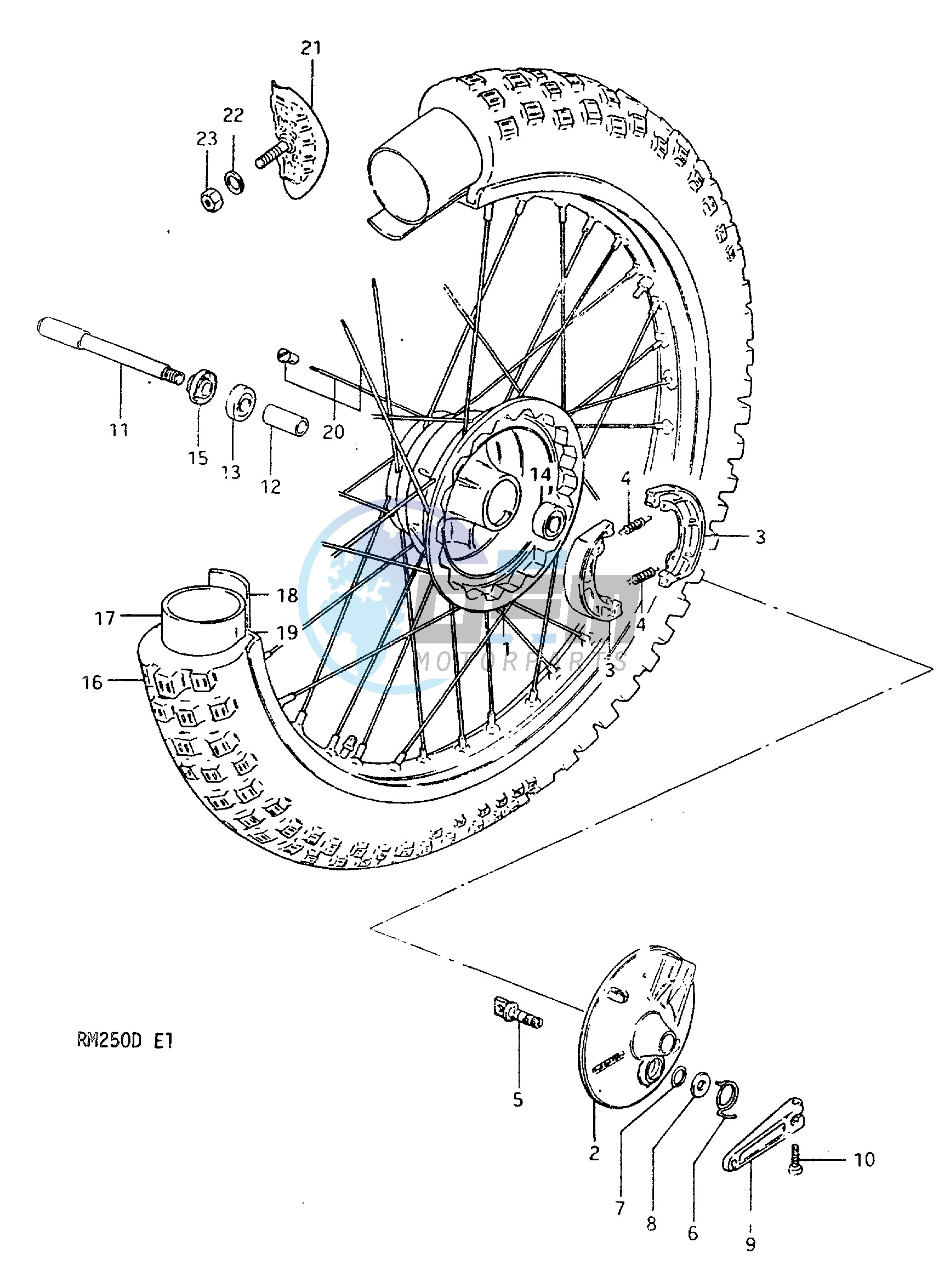 FRONT WHEEL MODEL Z