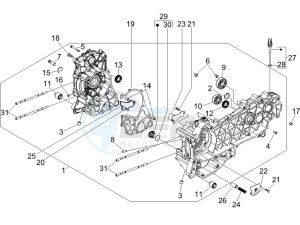 Runner 200 VXR 4t Race drawing Crankcase