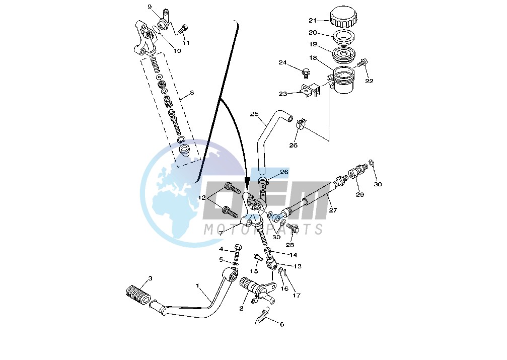 REAR MASTER CYLINDER