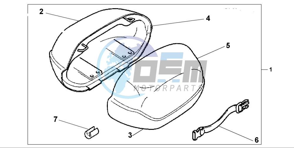 BIG SADDLE BAG LID