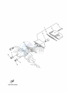 XTZ125E XTZ125 (1SBM) drawing TAILLIGHT