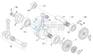 Classic 125 drawing Crankshaft - Balance shaft