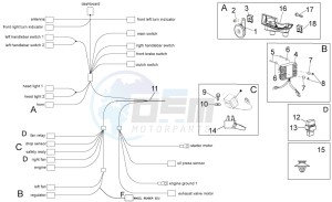 Tuono V4 1100 RR (USA-CND) USA-CND drawing Electrical system I