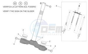 SR 50 carb. my 2014 drawing Front fork I