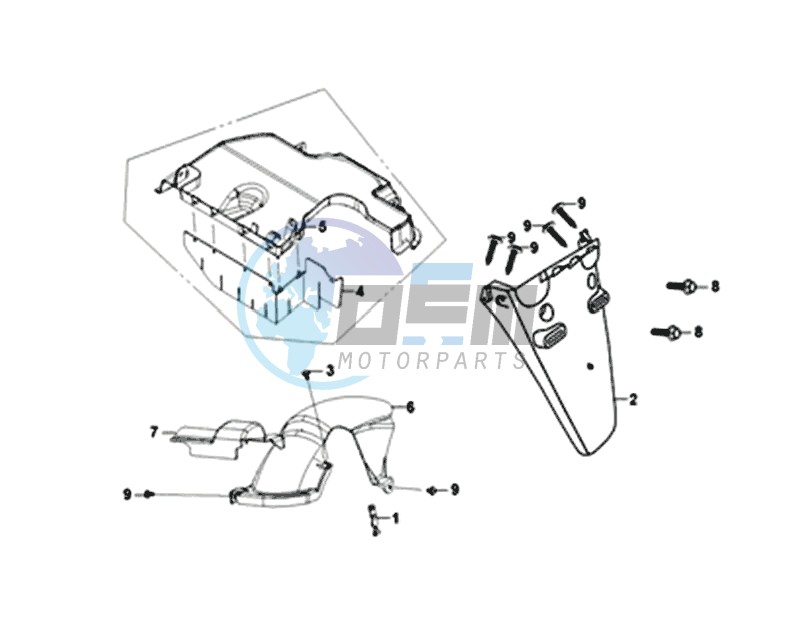 REAR MUDGUARD - MUDGUARD