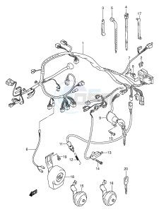 VL1500 (E2) drawing WIRING HARNESS (MODEL W X)