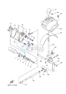 YXE700 YXE70WPAJ WOLVERINE R (B3D5) drawing SHIFT SHAFT