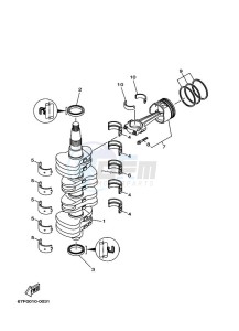 F80AETL drawing CRANKSHAFT--PISTON