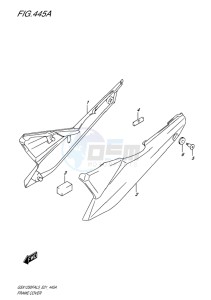 GSX-1250F ABS EU drawing FRAME COVER