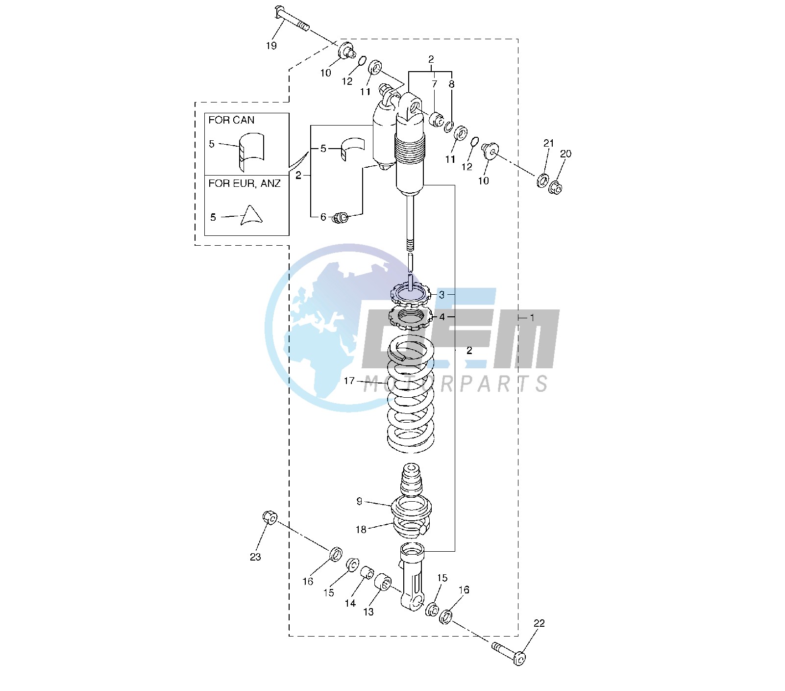 REAR SHOCK ABSORBER