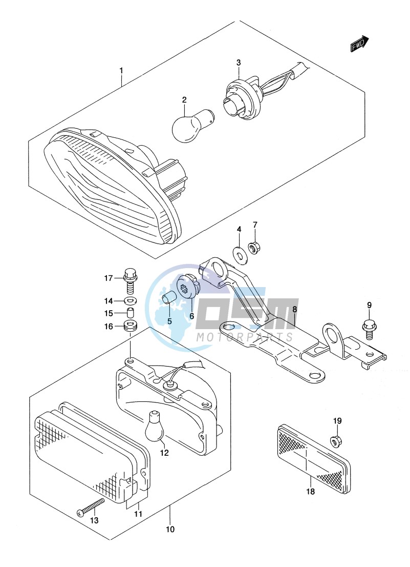 REAR COMBINATION LAMP (LT-A500XPZL2 P17)