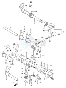 GZ125 (P4) drawing GEAR SHIFTING