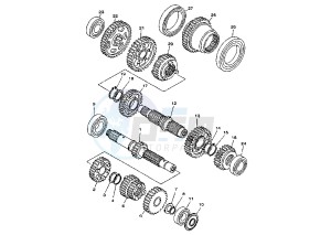 XVS A DRAG STAR CLASSIC 1100 drawing TRANSMISSION