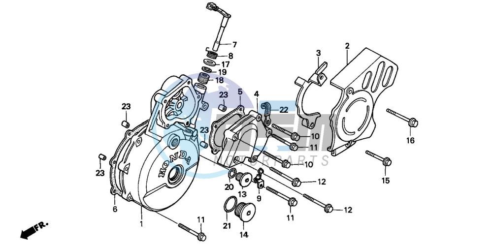 LEFT CRANKCASE COVER