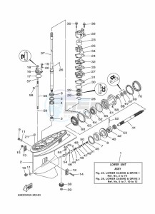 E60HMHDX drawing LOWER-CASING-x-DRIVE-1