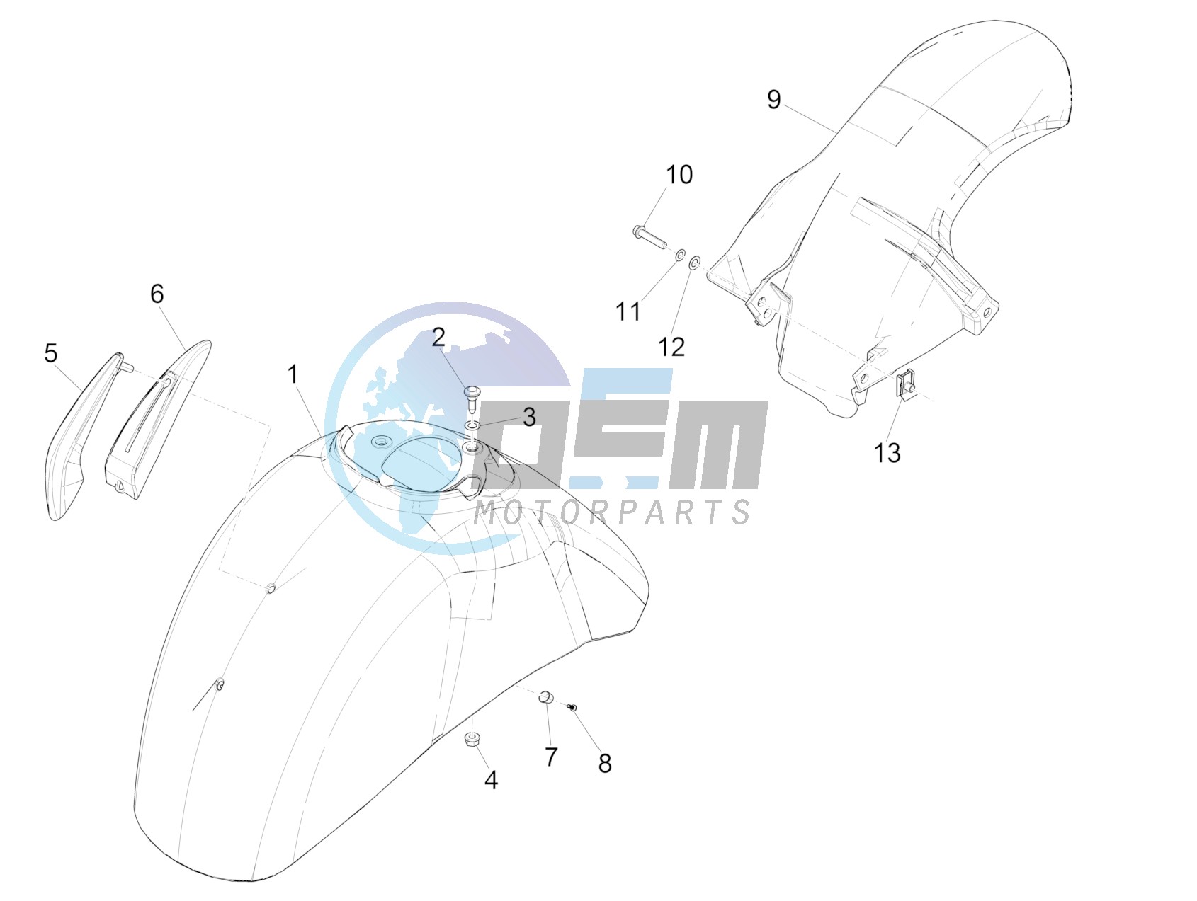 Wheel housing - Mudguard