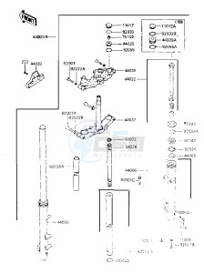 EN 450 A [454 LTD] (A1-A5) [454 LTD] drawing FRONT FORK