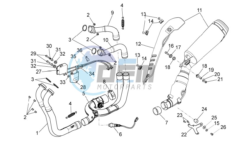 Exhaust pipe I