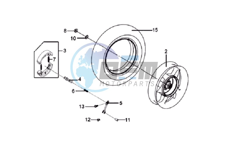 REAR WHEEL / CENTRAL STAND