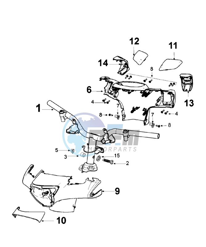 HANDLEBAR-HEADLIGHT COVER