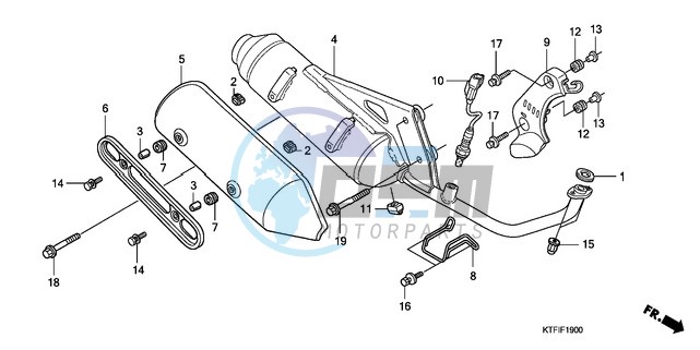 EXHAUST MUFFLER