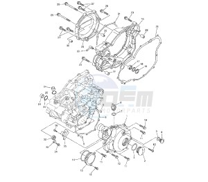 WR F 250 drawing CRANKCASE COVER