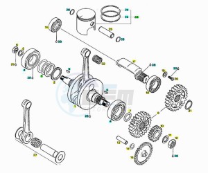 Scarabeo 50 2t (eng. Minarelli) drawing New Concept top box